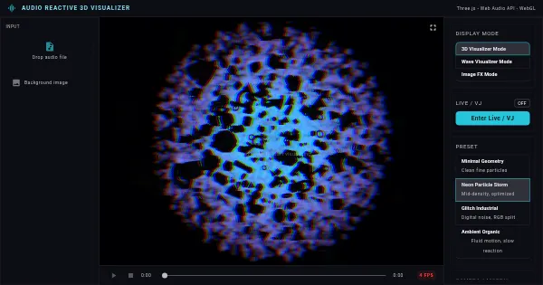 Screenshot of phase viz