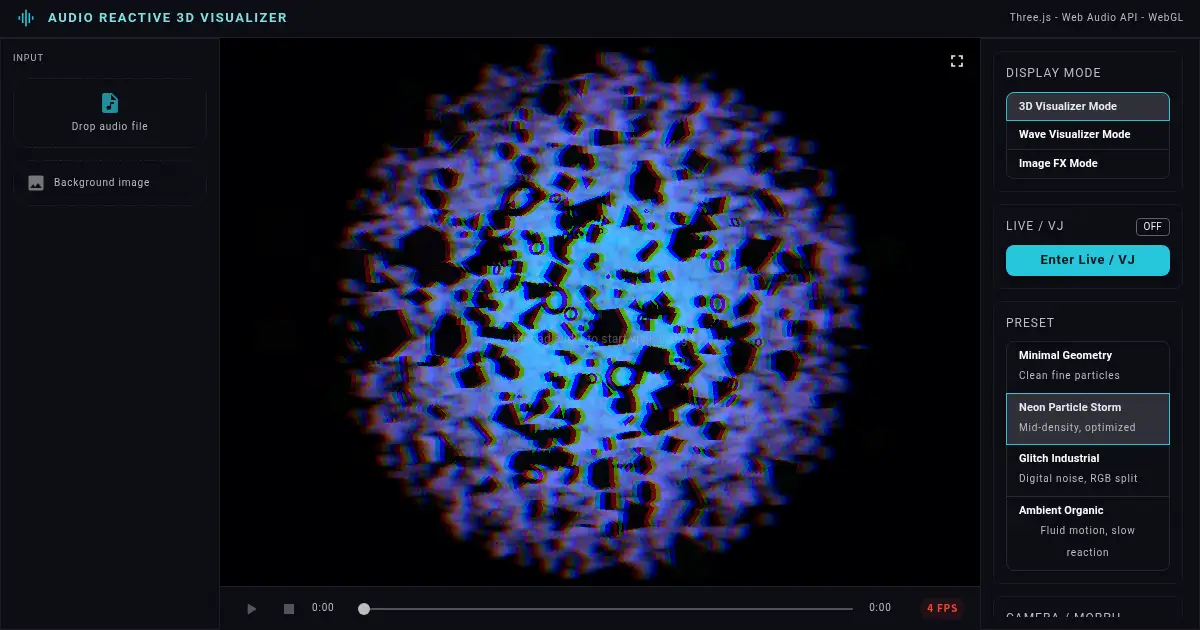 Screenshot of phase viz