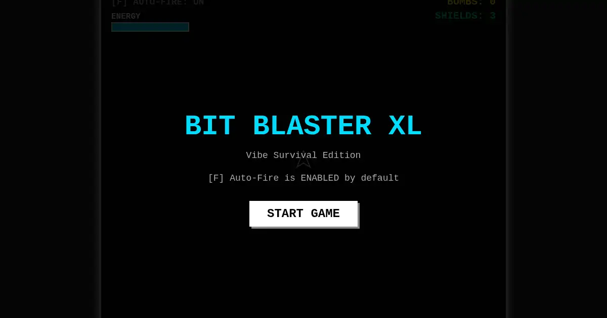 Screenshot of Space Shooter AI