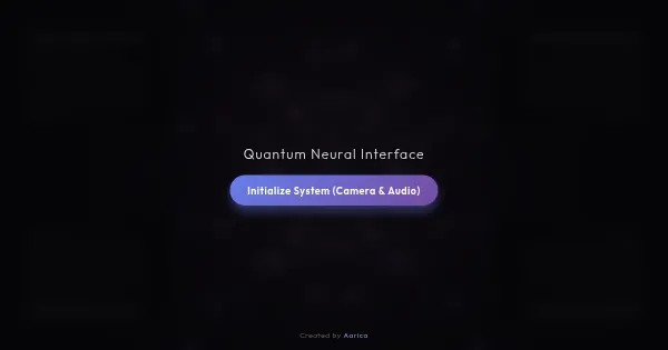 Screenshot of quantum neural ar