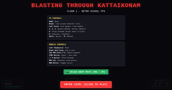 Screenshot of blasting through kattaikonam