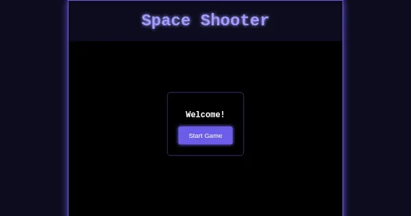 Screenshot of Space Shooter