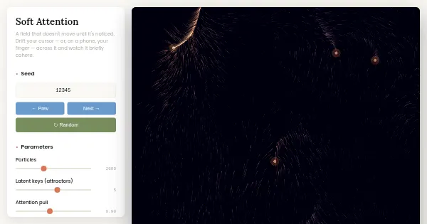 Screenshot of soft attention