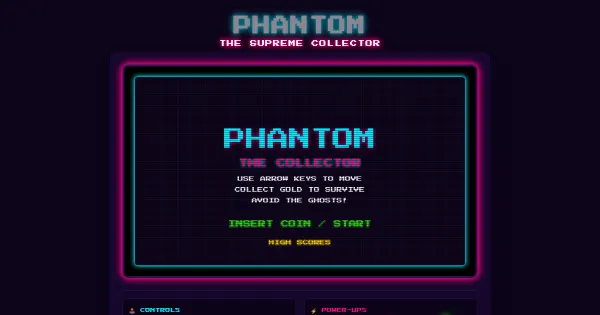 Screenshot of phantom collector