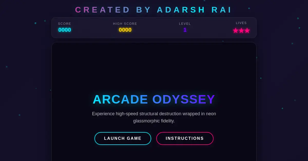 Screenshot of Brick Breaker