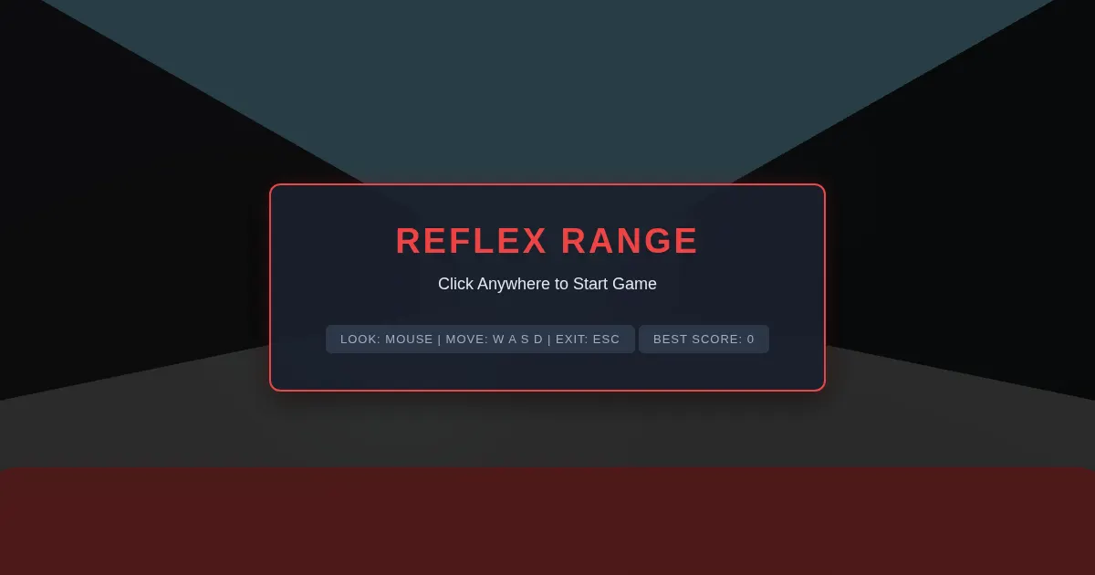 Screenshot of reflex range