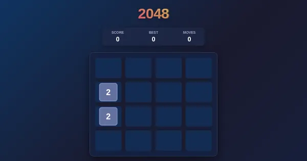 Screenshot of 2048
