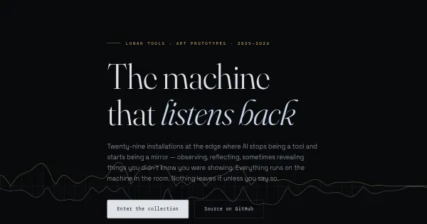 Screenshot of lunar tools prototypes