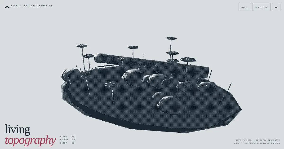 Screenshot of moss ink