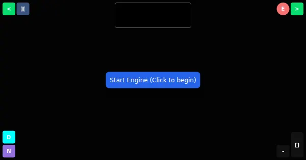 Screenshot of stopped go