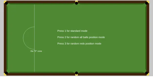Screenshot of Snooker
