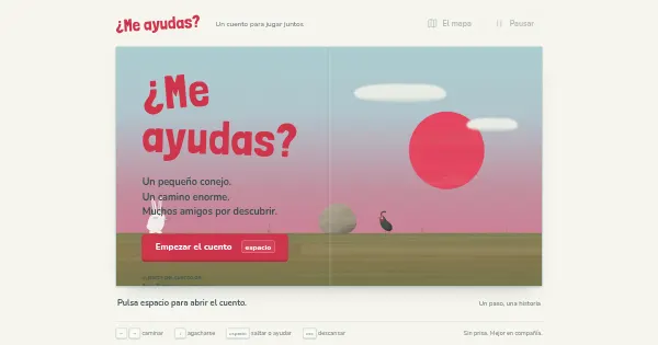 Screenshot of me ayudas juego