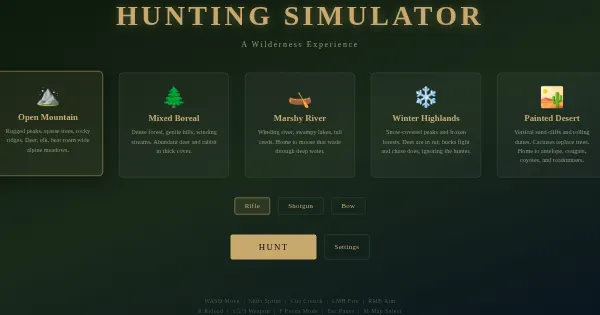 Screenshot of HuntingSimulator