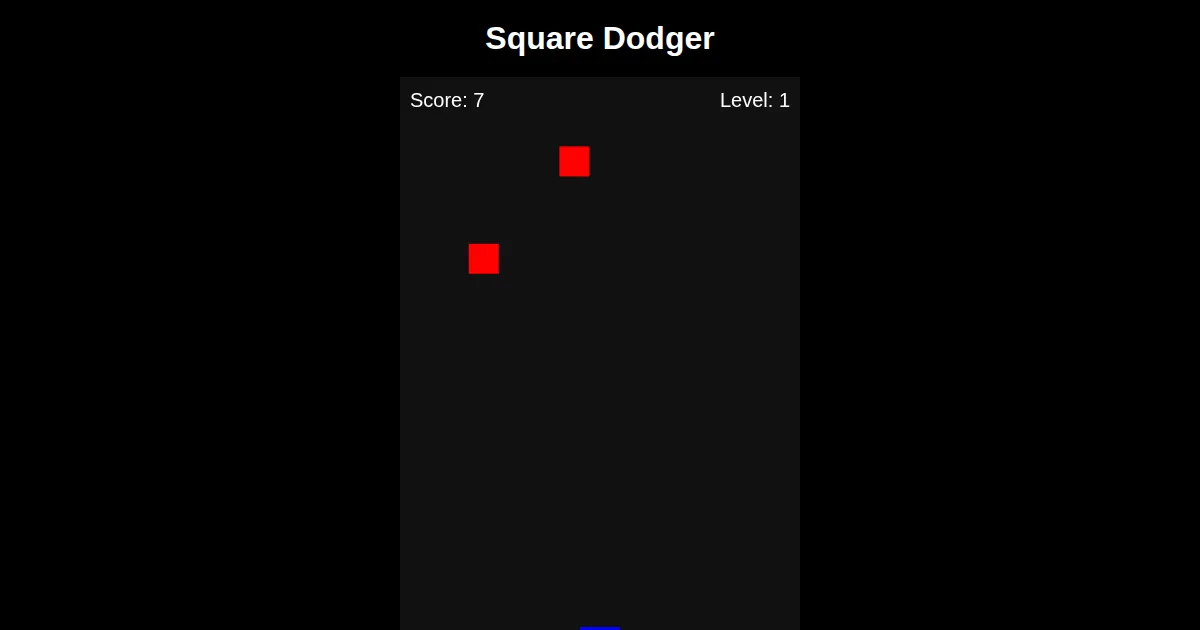 Screenshot of Square Dodger