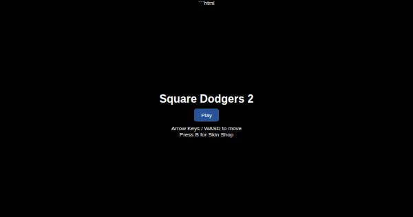 Screenshot of Square Dodgers 2