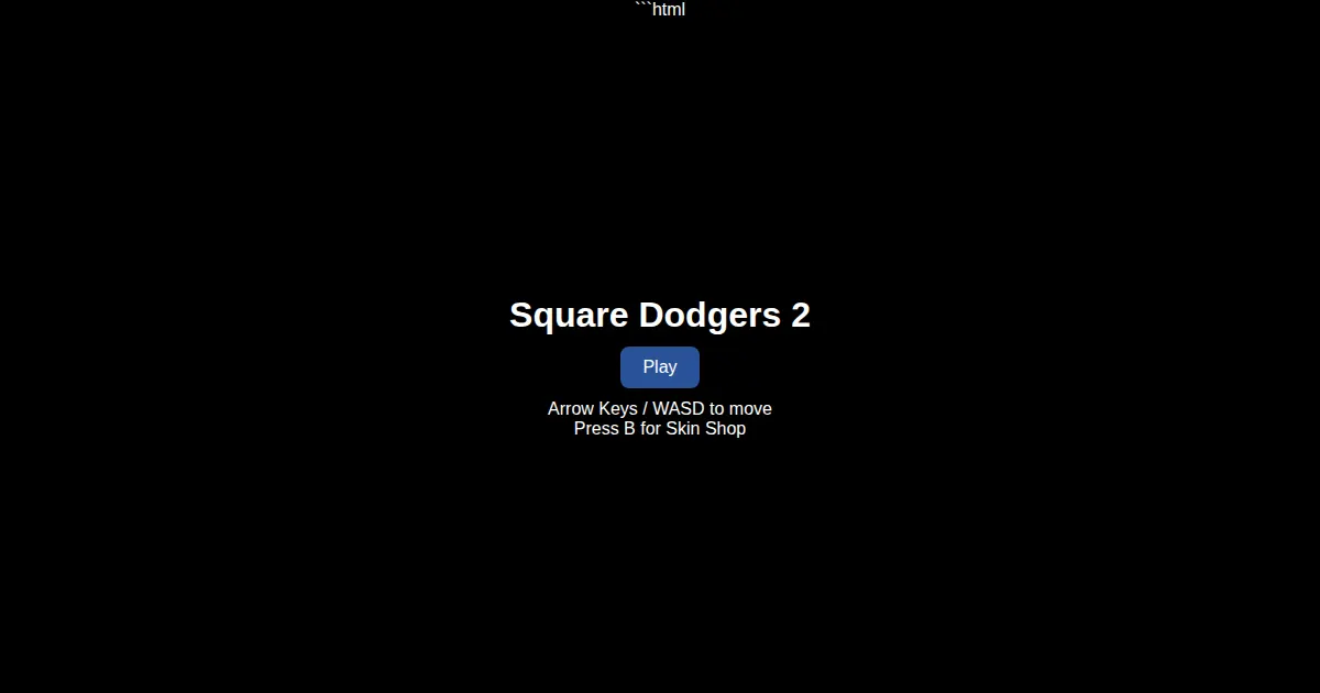 Screenshot of Square Dodgers 2