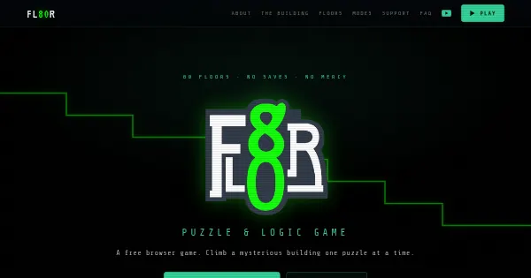Screenshot of floor 80webgame