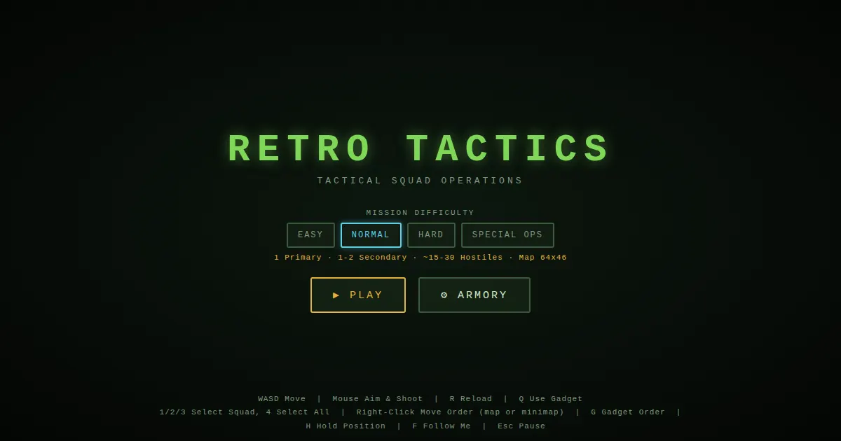 Screenshot of Retro Tactics