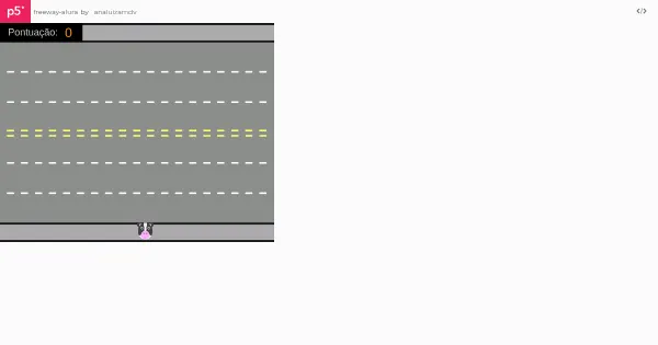 Screenshot of freeway game alura
