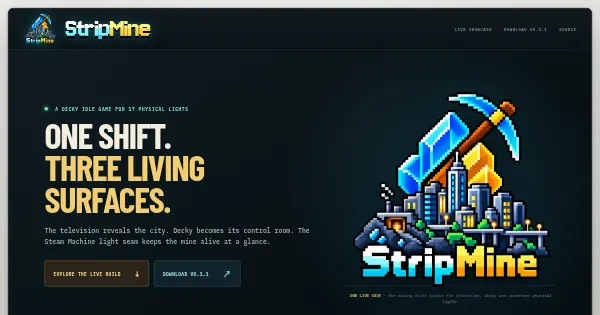 Screenshot of StripMine