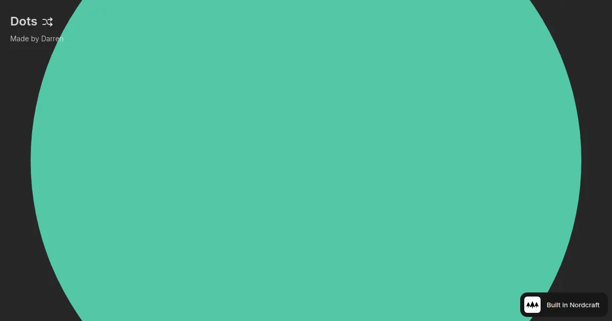 Screenshot of useless web