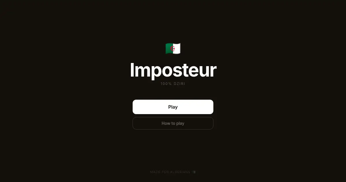 Screenshot of DZ Imposter