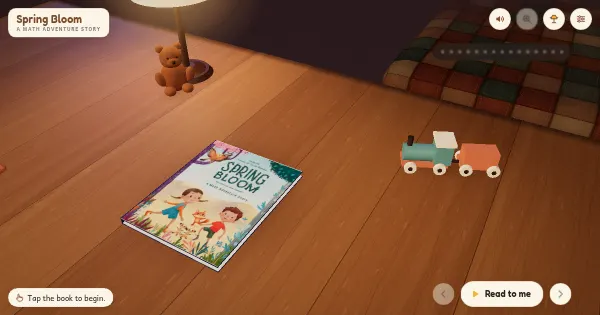Screenshot of spring bloom
