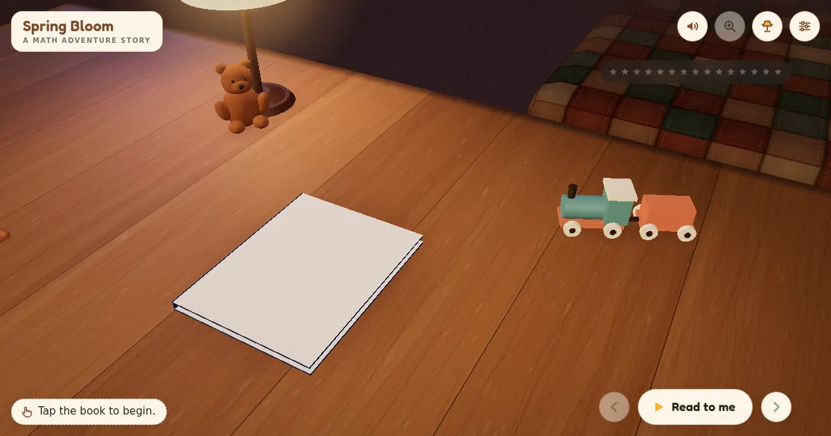 Screenshot of spring bloom