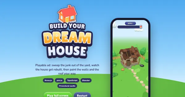 Screenshot of HouseCleanerPlayable