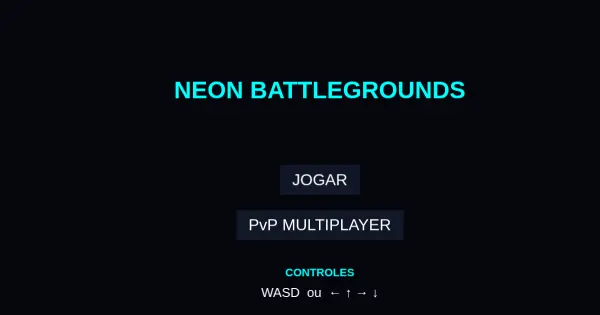 Screenshot of neon battlegrounds