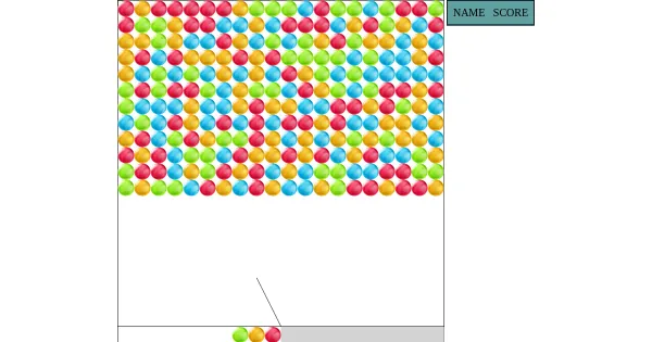 Screenshot of BubbleShooter