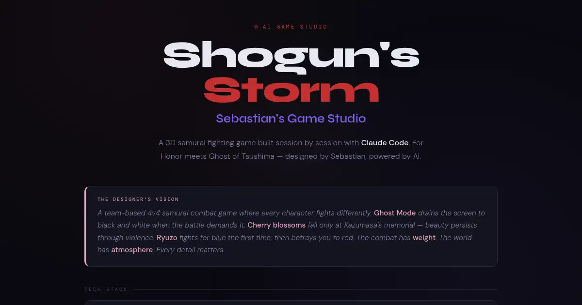 Screenshot of sebastian game studio