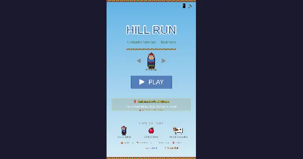 Screenshot of hillrun