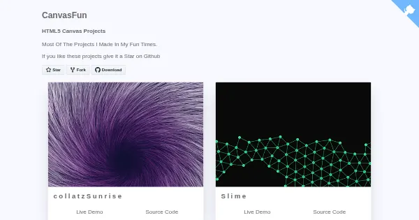 Screenshot of CanvasFun