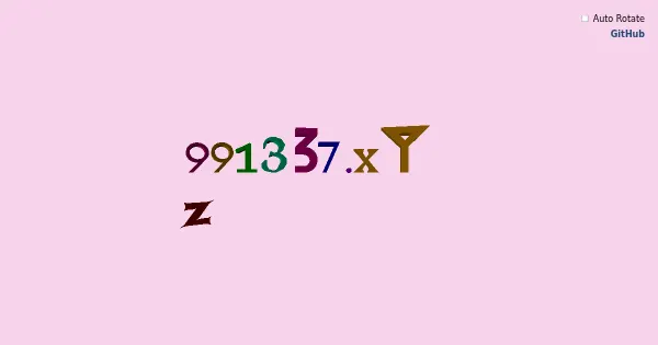 Screenshot of 991337.xyz