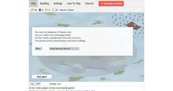 Screenshot of 1255 burgomaster
