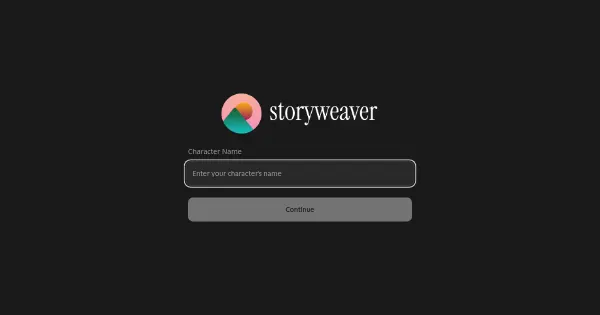 Screenshot of storyweaver