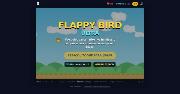 Screenshot of flappy bird ultra
