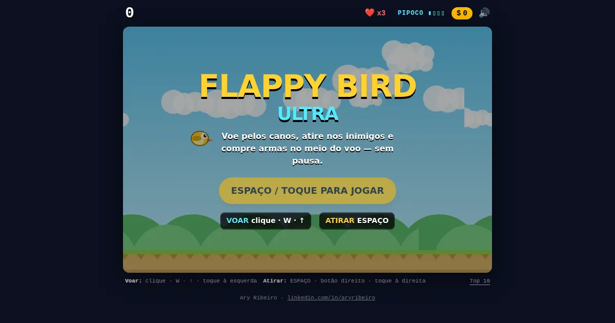Screenshot of flappy bird ultra