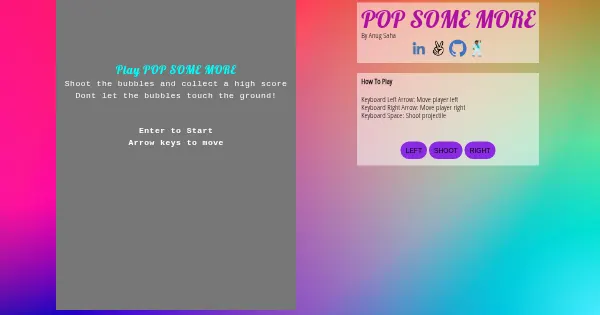 Screenshot of popsomemore