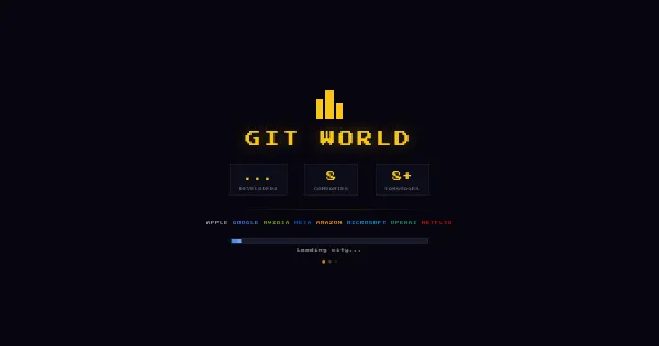 Screenshot of Git World