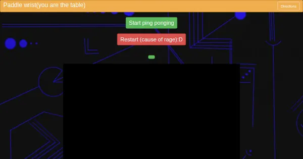 Screenshot of Ping Pong with Wrist