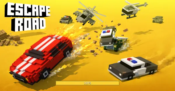 Screenshot of escape road game
