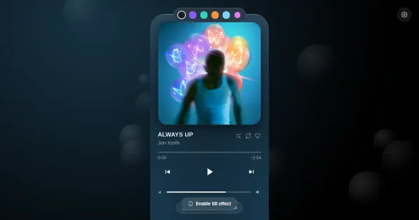 Screenshot of motion flow