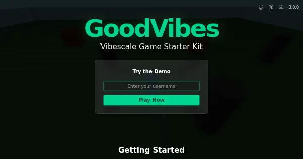 Screenshot of goodvibes