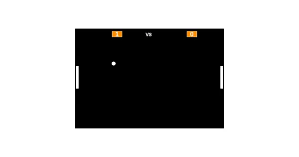 Screenshot of JogoDoPong p5js