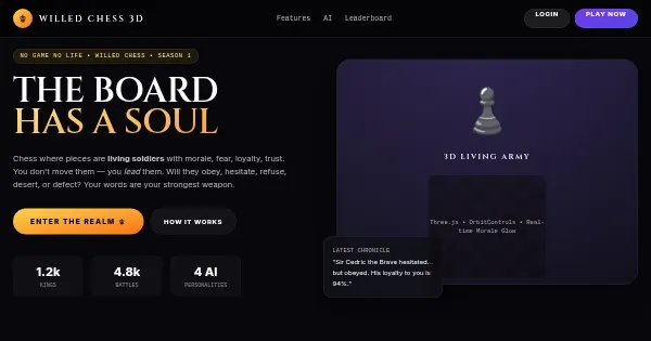 Screenshot of Willed Chess