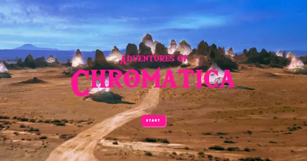 Screenshot of chromatica game