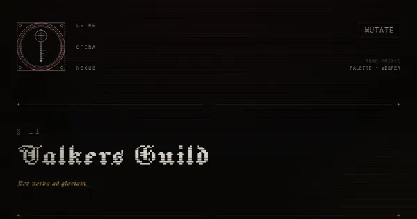 Screenshot of discord talkers guild