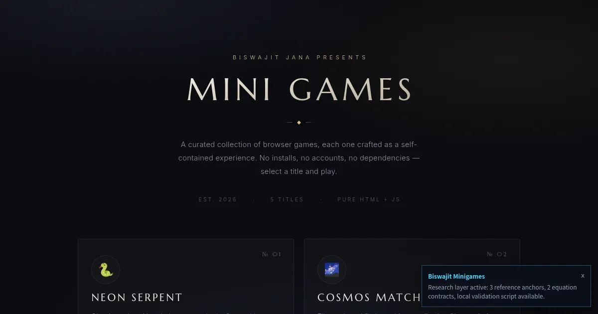 Screenshot of biswajit minigames